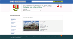 Desktop Screenshot of bip.gminazagan.pl